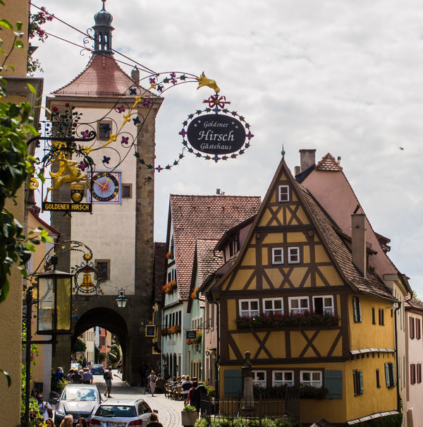 Iconic scene in Rothenburg...