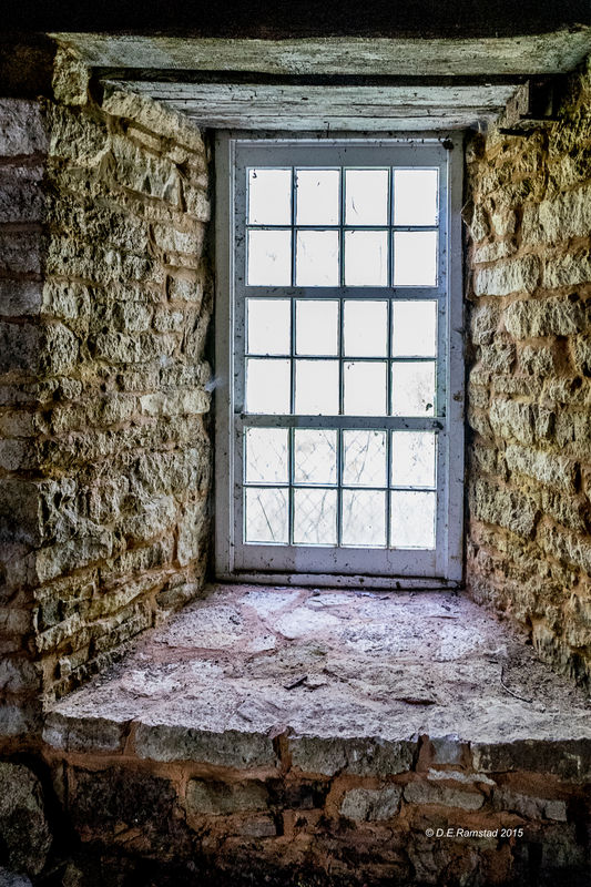 window in the basement...