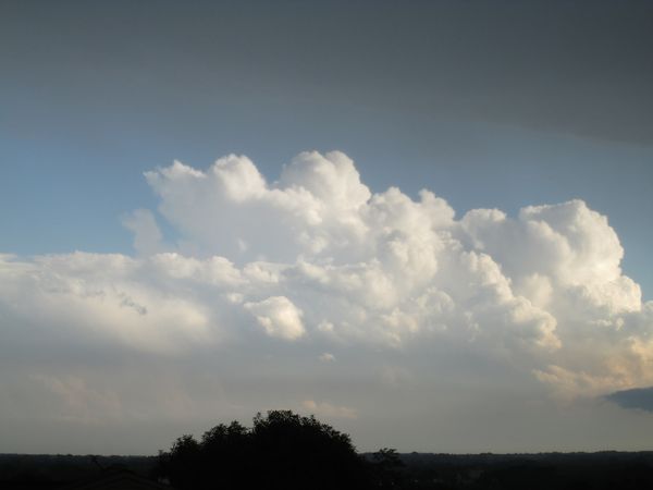 These clouds appeared rapidly and dumped 2" of rai...