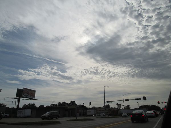 The clouds as I headed home from work yesterday af...