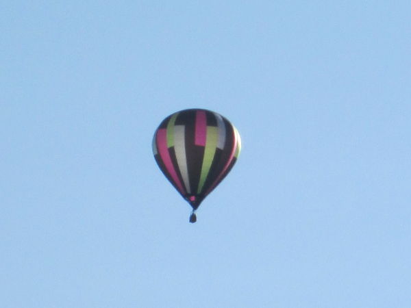 A Clear Day for a Balloon Ride - Not a cloud in th...
