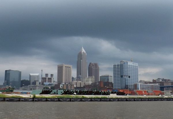clouds over Cleveland...