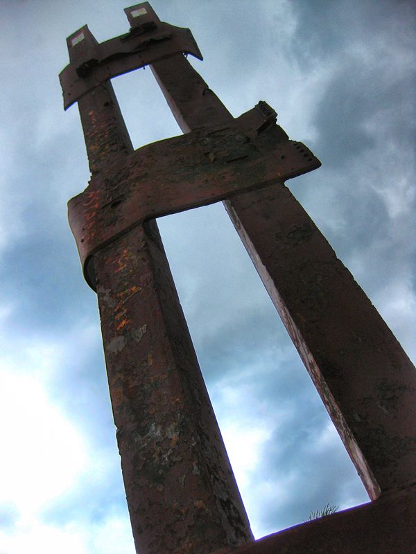 "Survivor" ~ These are two steel beams that came f...