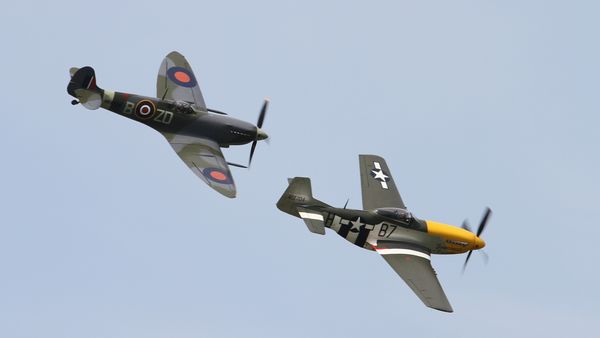 Mk9 Spitfire and P47 Mustang...
