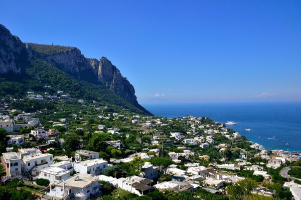 In Capri...