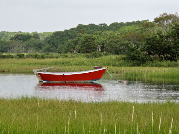 small boat on the cape...