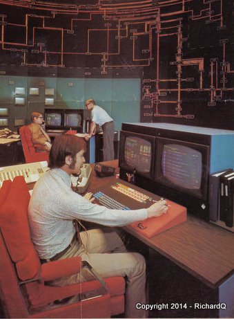 Computerized power transmission control center for...