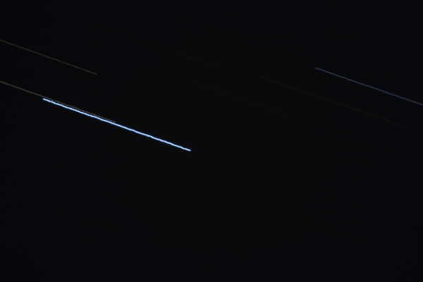 63 second star trail with the 8" SCT...