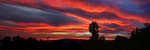 Sunset after storm. Rancho Palos Verdes, LA taken ...