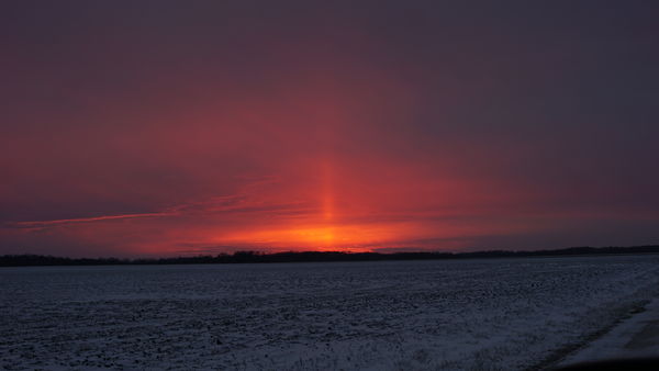 Monday's Sunset 50 miles north of St Louis...