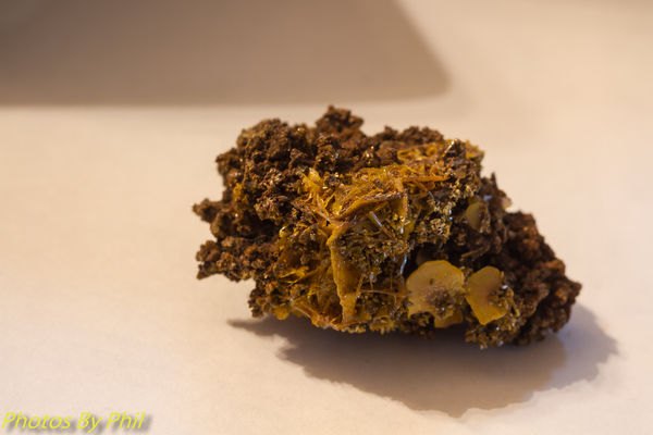 Wulfenite crystals from Mexico, natural light...