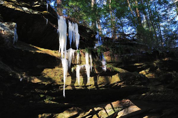 #5 - Icicles on one of the trails...