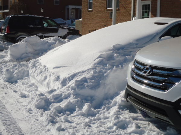 Yep, there's a car under there!...