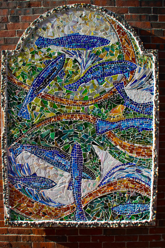 Also found a glass mosaic in a small park across f...