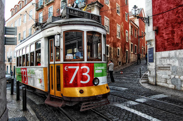 Lisbon trolley...