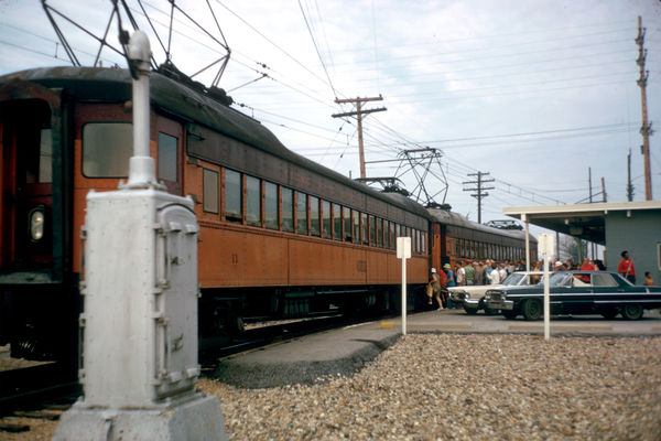 1973 - traditional cars @ West Wahington St. depot...