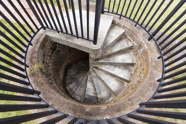 Fort Pulaski stairwell...
