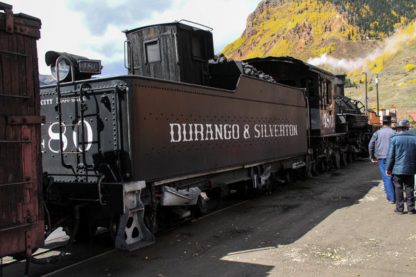 #6  Our train upon arrival in Silverton...