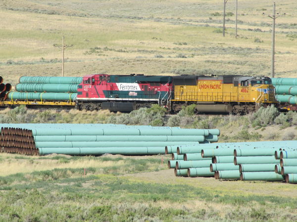Diamondville, Wyoming pipe for CO2 pipe line Wyomi...