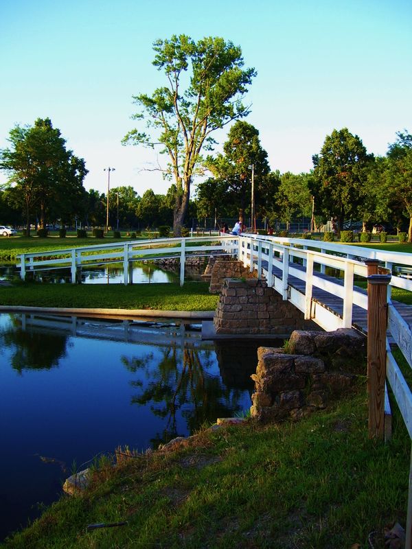 Foot bridge over the water, TaHaZooka Park...