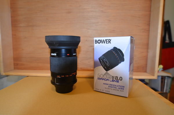 Bower 500mm F8.0 Mirror Macro zoom...
