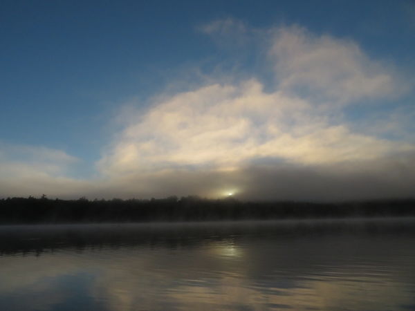 Sunrise over the pond...