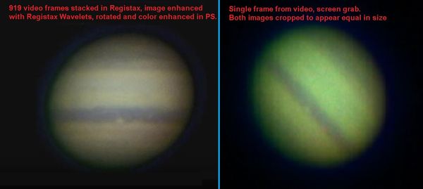 Jupiter from a celestron XLT 120 refractor....