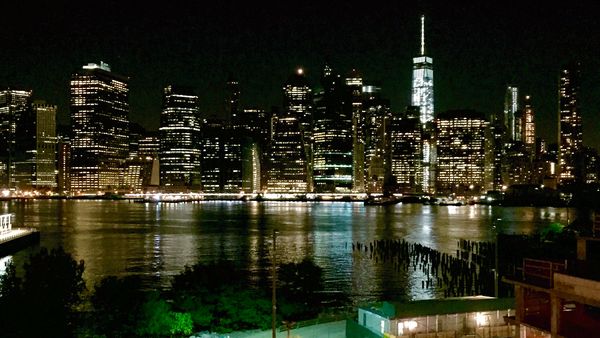 Manhattan skyline from Brooklyn...