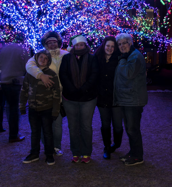 Wife on right and some friends at the Magic Tree...