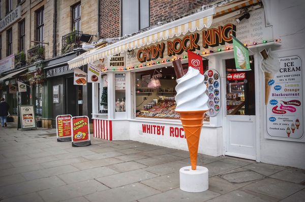 No queues for ice cream to-day....