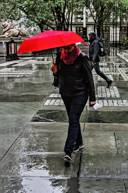 Under a Red Umbrella...