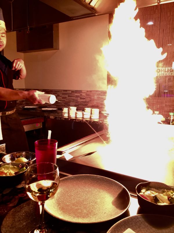Dinner out -Habachi grill...
