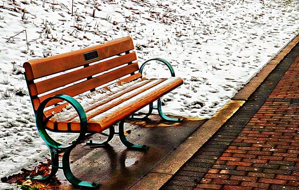 a frosty seat...