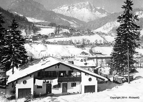A view across Berchtesgaden, Dec, 1946...