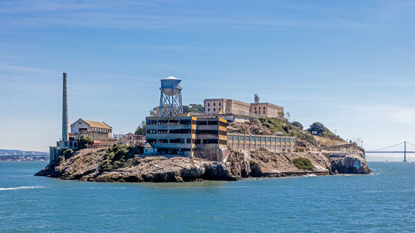 Alcatraz Island from Ferry...