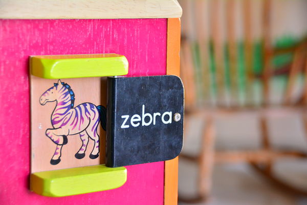 The zebra block was the target with the oof chair ...