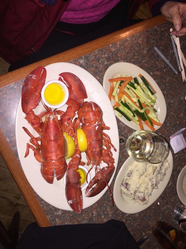 Lobster for two! YUM!!...