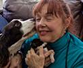 Irene LOVES her puppy's adoptive owner... Love sto...