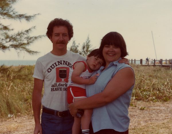 This is me with my little family 37 years ago....