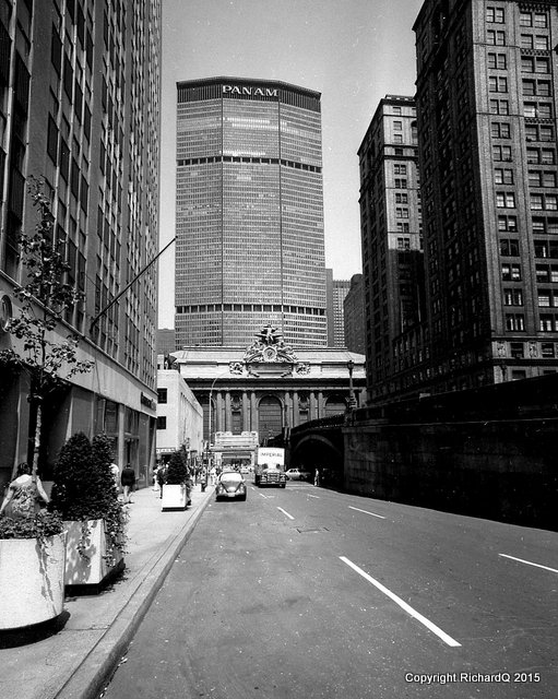 Pan Am building in Manhattan, N.Y., 1975...