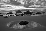 Time to Reflect - "Face Rock" (large seastack left...