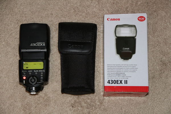 Canon 430 EX II speedlight flash...