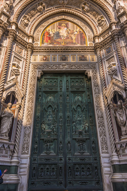 The doors from the cathedral in Florence...