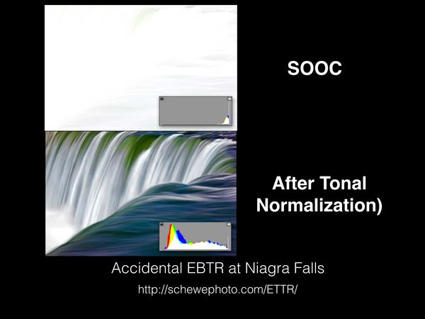 7  EBTR (Accidental) SOOC VS. Tonally Normalized...