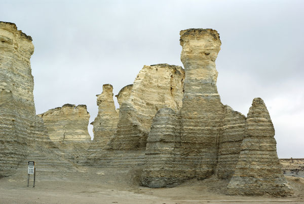 Mounument Rocks: My wife and took a detour off I-70 in western Kansas ...