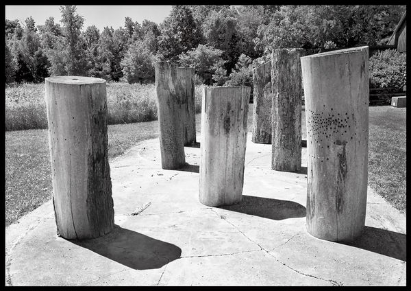 Woodhenge, Sugar Grove, IL by Jim Hill, Rendered b...