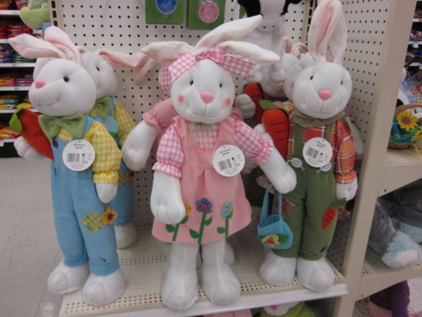 Here comes Peter Cottontail!  Bunnies!!!!!...