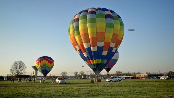 Hot air balloon rides...