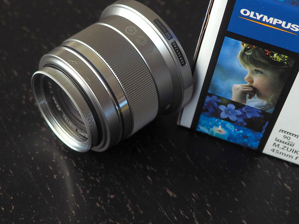 Olympus 45 mm lens...