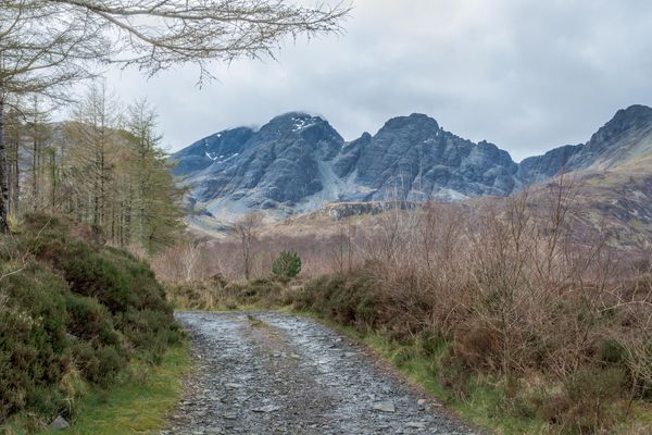 A mountain track on the way to Elgol, Isle of Skye...